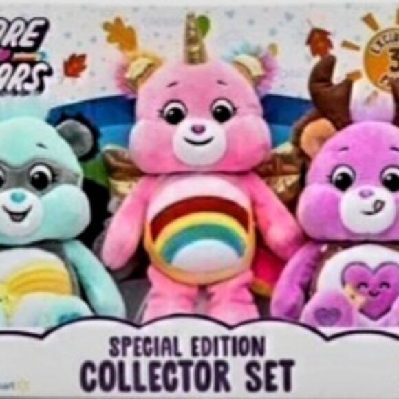NEW SPECIAL EDITION CARE BEARS COLLECTOR SET - Picture 1 of 9